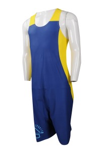 WTV153 group custom-made sports suit style  online order sports suit a one-piece men's swimsuit  jumpsuit  weightlifting  suspenders  sports vest jumpsuit  wrestling  design sports suit franchise shop